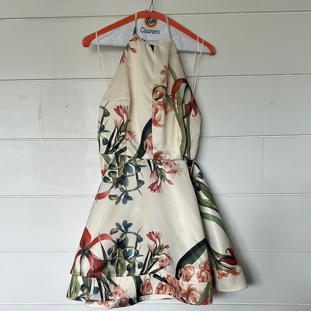 Floral Halter Dress